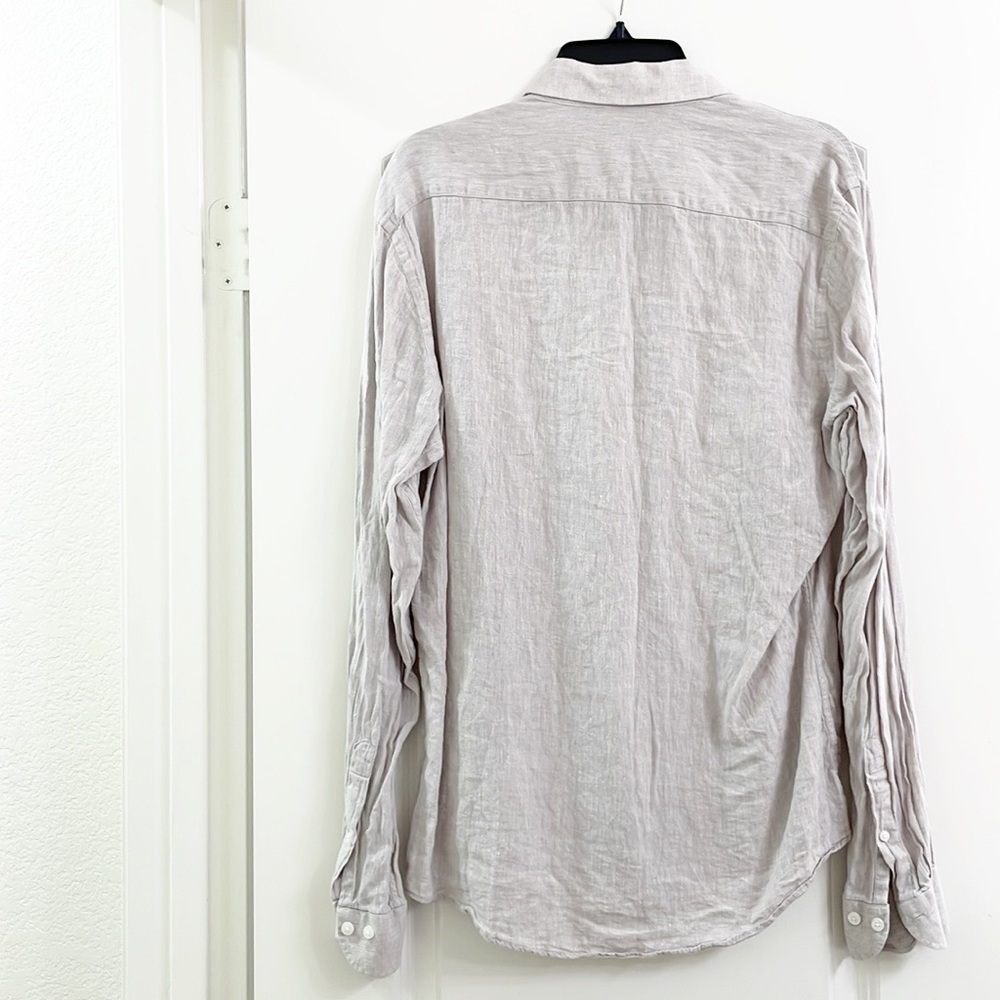 Buttoned Down light gray long sleeve button down shirt - Picture 2 of 4